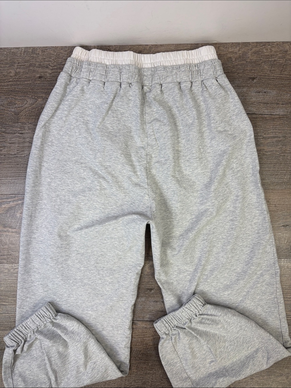 Finesse Grey Heather Slouchy Jogger Sweatpants Size Medium - Picture 3 of 11